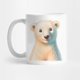 Cute Polar Bear Drawing Mug